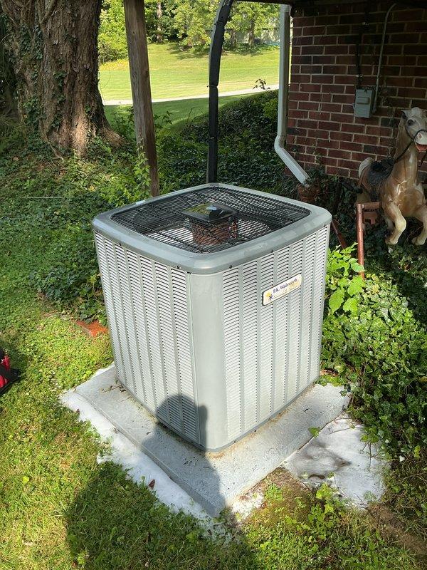 Completed scheduled preventive maintenance on residential split-system air conditioning unit as part of ongoing recurring service plan. Performed comprehensive inspection of outdoor Goodman condenser unit and indoor furnace/air handler system, verifying proper operation of all cooling components, checking refrigerant levels, inspecting electrical connections, and ensuring optimal system performance for continued reliable operation throughout the cooling season.