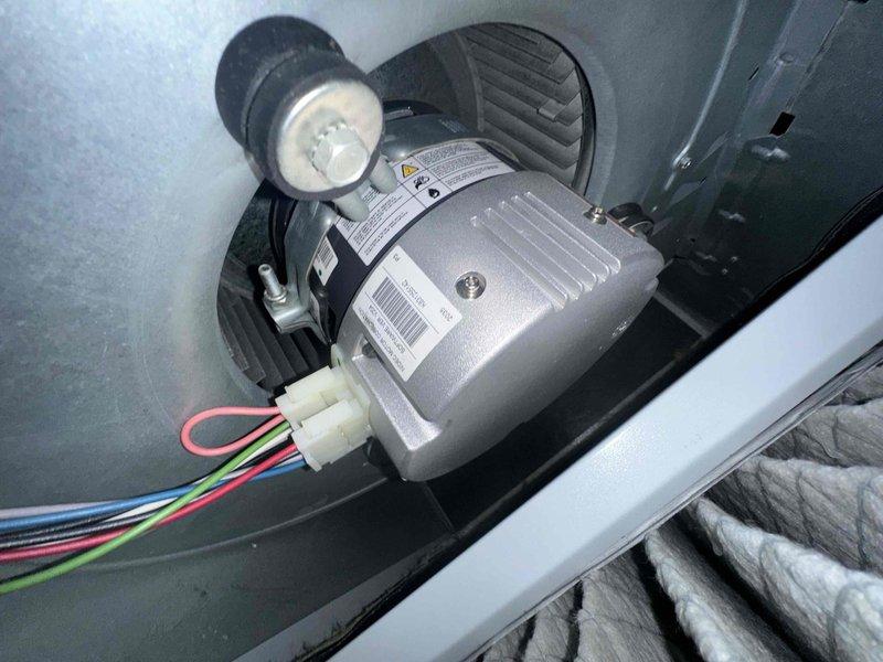 # HVAC Cooling System Maintenance

Performed comprehensive preventive maintenance on residential air conditioning system. Conducted thorough inspection of indoor air handler unit, examining blower motor assembly, electrical connections, and associated wiring harnesses for proper operation and secure mounting. Verified all wire terminations at motor connections were tight and free from signs of overheating or corrosion.

Inspected outdoor condensing unit components, including electrical disconnect switch and fuse assembly. Removed and examined fuse block containing dual-element time-delay fuses, confirming proper amperage ratings and fuse integrity. All fuses tested within normal operating parameters with no signs of degradation or failure. Reinstalled disconnect components and verified secure fit.

System operational testing confirmed normal start-up sequence, proper airflow, and adequate cooling performance. All safety controls functioning as designed. Unit left in proper working cond