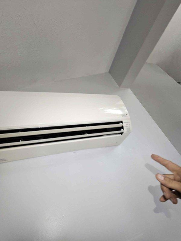 Performed maintenance cleaning on three wall-mounted mini split indoor air handler units. Accessed evaporator coils by removing front cover panels, cleaned aluminum cooling fins and internal components to restore proper airflow and system efficiency.