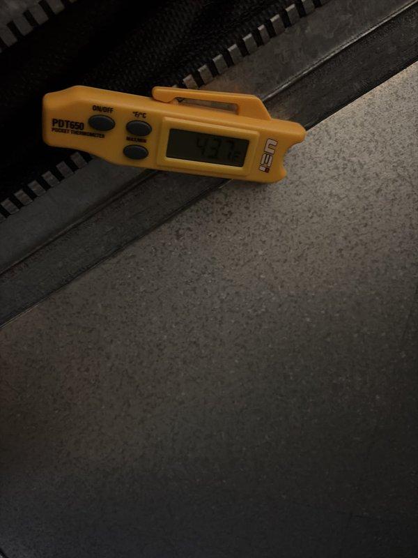 Completed first-year preventative maintenance on residential cooling system. Performed comprehensive system inspection, recorded operational measurements using calibrated digital multimeter, and verified all electrical parameters were within manufacturer specifications. Unit operating efficiently with no deficiencies noted.