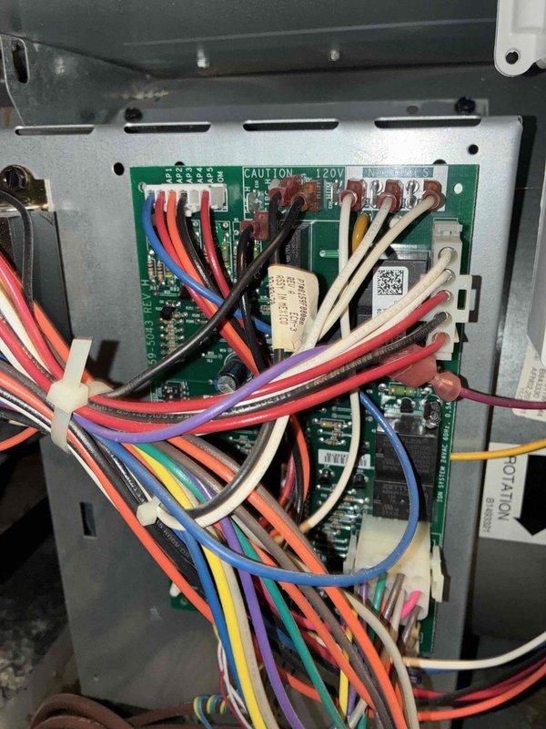 Performed comprehensive cooling system maintenance on outdoor HVAC unit, including electrical diagnostics using digital clamp meter to verify proper amperage draw and system performance. Inspected control board wiring connections and verified all electrical components within the unit were functioning properly, with all readings within normal operating parameters.