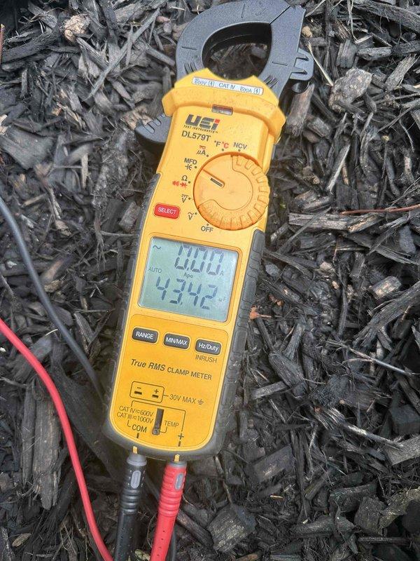 Completed routine preventive maintenance on residential cooling system as part of recurring service agreement. Performed comprehensive inspection of HVAC equipment including furnace unit and air handler, verified proper operation of all components, and conducted electrical diagnostics using clamp meter to ensure system performance met manufacturer specifications.