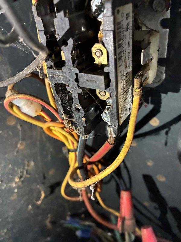 Responded to no-cooling call on 16-year-old air conditioning system with non-operational condenser fan. Upon inspection, diagnosed failed contactor preventing fan motor operation. Replaced defective contactor, verified proper electrical connections, and tested system operation. Unit restored to normal cooling function with condenser fan running properly.