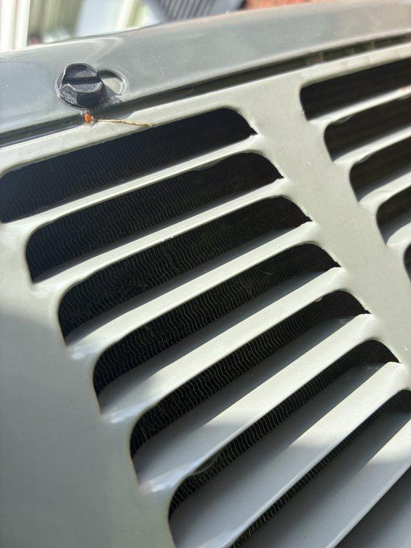Completed routine cooling maintenance on residential Amana air conditioning system. Performed comprehensive inspection of outdoor condenser unit, including cleaning of coils, verification of refrigerant levels, and assessment of electrical connections. Inspected ventilation components and documented system condition with photographic records to ensure proper operation heading into the cooling season.