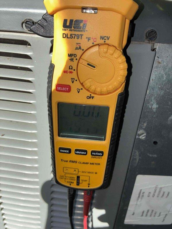 Completed scheduled preventative maintenance on residential cooling system. Performed electrical testing and diagnostics using clamp meter to verify proper amperage draw and system performance. Inspected air intake grille and ventilation components, confirming adequate airflow and proper operation of all cooling equipment.