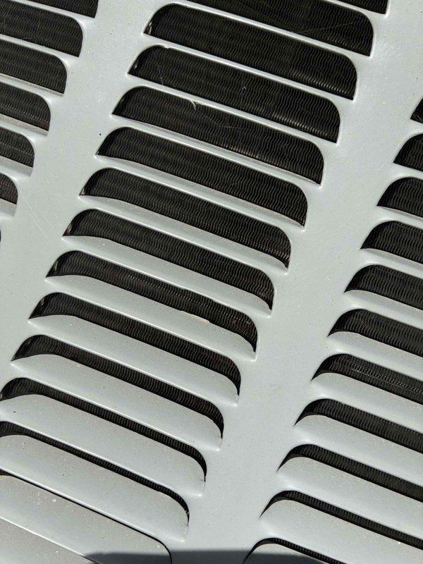 Completed scheduled preventative maintenance on residential cooling system. Performed electrical testing and diagnostics using clamp meter to verify proper amperage draw and system performance. Inspected air intake grille and ventilation components, confirming adequate airflow and proper operation of all cooling equipment.