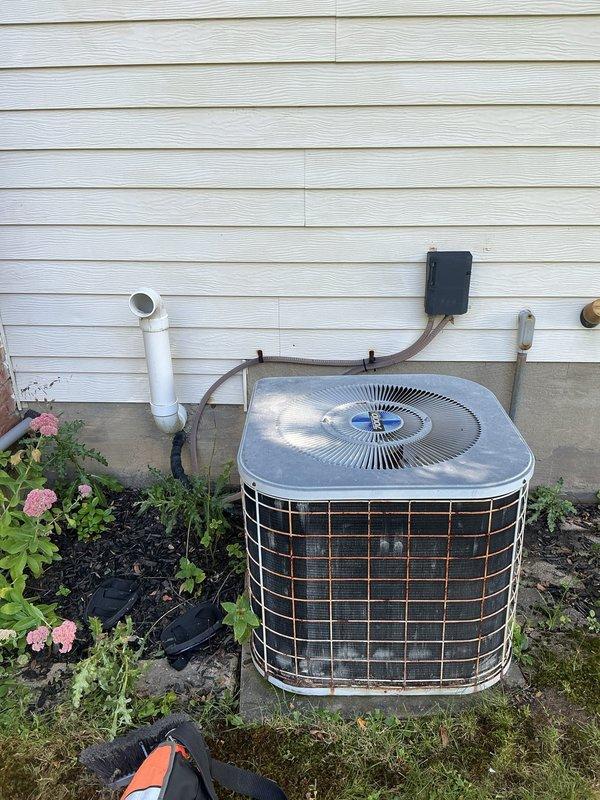 # HVAC Service Report

Responded to no cooling complaint on 34-year-old residential air conditioning system. Upon arrival, performed visual inspection of outdoor condensing unit and electrical components. Utilized Supco M500 megohmmeter to test compressor windings and electrical integrity of system components. Based on diagnostic findings and advanced age of equipment (34 years, well beyond typical 15-20 year service life), advised customer that unit has reached end of operational lifespan. Recommended complete system replacement due to age, obsolete refrigerant type, unavailability of replacement parts, and diminished energy efficiency compared to modern equipment standards.