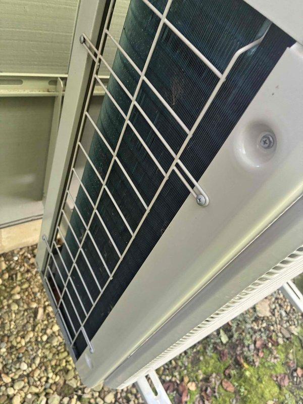 Completed preventive maintenance service on Daikin ductless mini-split system. Inspected and cleaned indoor wall-mounted evaporator unit and outdoor condensing unit, verified proper refrigerant levels, tested system operation in heating mode, and confirmed all components functioning within manufacturer specifications.