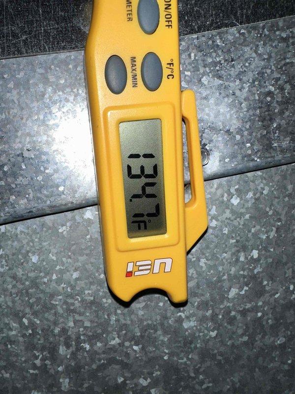 Completed comprehensive heating maintenance service on residential furnace system. Performed thorough inspection of control board and electrical connections, verifying proper operation of Emerson control module and all associated wiring harnesses. Measured and documented temperature readings at key system points, with discharge temperature recorded at 337°F indicating proper heat exchanger operation. Inspected all terminal connections, verified secure wire terminations across multiple circuits, and confirmed control board functionality. System operating within normal parameters with no issues identified.