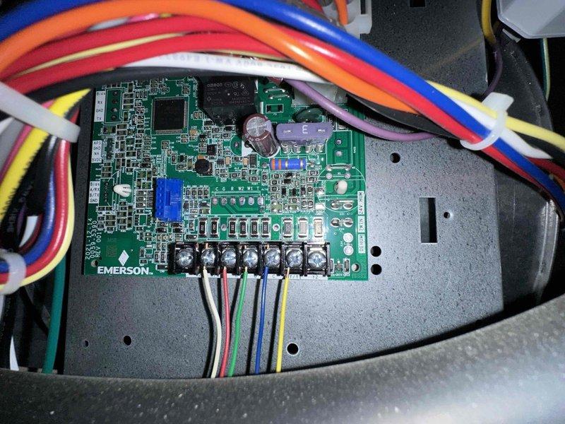 Completed comprehensive heating maintenance service on residential furnace system. Performed thorough inspection of control board and electrical connections, verifying proper operation of Emerson control module and all associated wiring harnesses. Measured and documented temperature readings at key system points, with discharge temperature recorded at 337°F indicating proper heat exchanger operation. Inspected all terminal connections, verified secure wire terminations across multiple circuits, and confirmed control board functionality. System operating within normal parameters with no issues identified.