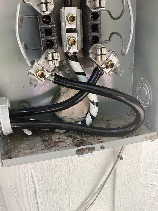 Completed installation of 26kW standby generator system with standard warranty coverage. Installed new meter socket assembly with proper service entrance conductors and secure terminal connections. Ran electrical service from generator through exterior wall penetration using 1½" Sealtight conduit, 20-foot generator wire, and 15 feet of 4/0 SER aluminum cable. Additionally performed attic electrical rewiring to replace existing knob and tube wiring, bringing the system up to current code standards. All connections properly terminated, secured with appropriate cable clamps, and tested for proper operation. Completed installation of 26kW standby generator system with standard warranty coverage. Installed new meter socket assembly with proper service entrance conductors and secure terminal connections. Ran electrical service from generator through exterior wall penetration using 1½" Sealtight conduit, 20-foot generator wire, and 15 feet of 4/0 SER aluminum cable. Additionally performed attic electrical rewiring to replace existing knob and tube wiring, bringing the system up to current code standards. All connections properly terminated, secured with appropriate cable clamps, and tested for proper operation.
