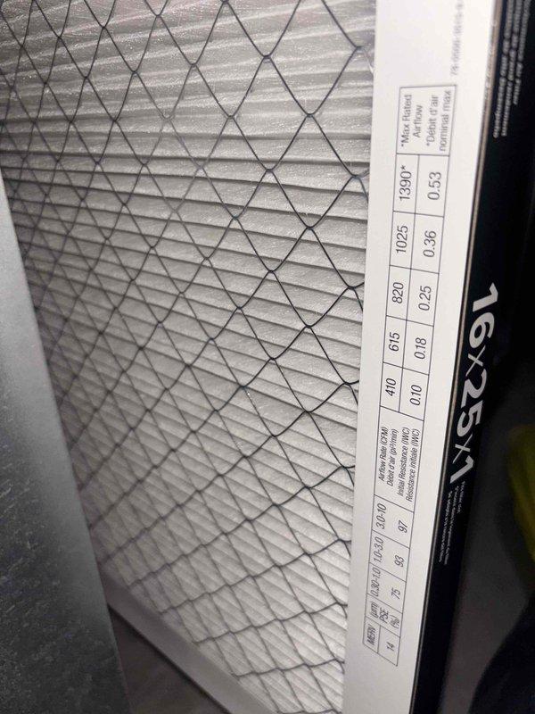 Completed comprehensive heating and air conditioning maintenance tune-up on residential HVAC system. Inspected control board and electrical connections, verified all wire terminations secure and properly routed. Replaced air filter with new 16x25x1 pleated media filter to ensure proper airflow and system efficiency.