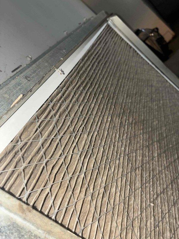 Completed heating tune-up and safety inspection on rental property HVAC system. Inspected blower motor assembly and electrical connections, confirming proper operation and secure wiring. Replaced heavily soiled air filter that showed significant dust and debris accumulation, which was restricting airflow and reducing system efficiency. Documented all work performed with photos and provided detailed checklist to property owner via email as requested.