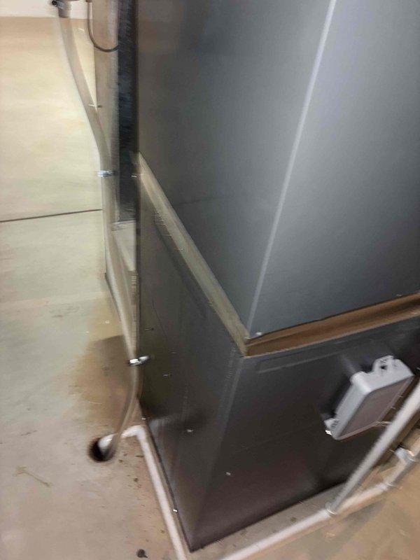 Returned to property to replace evaporator coil in air handler unit located in interior mechanical space. Removed old coil, installed new replacement coil, and pressure-tested system for leaks. Evacuated system to proper vacuum levels, then recharged unit with refrigerant to manufacturer specifications using manifold gauges and verified proper operating pressures and temperatures upon completion.