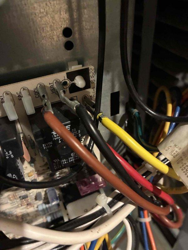 Responded to second call for upstairs air conditioning unit not cooling. Upon inspection, identified failed capacitor as the root cause of system malfunction. Replaced defective capacitor with new unit, verified all electrical connections at terminal block, and tested system operation to confirm proper cooling function restored.