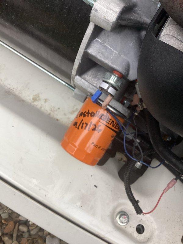 Responded to service call for Generac Evolution 2.0 generator that would not start. Upon arrival, performed diagnostic inspection of the unit and identified the issue preventing operation. Inspected electrical connections, control panel, and key mechanical components. Verified proper wiring connections including power leads and control circuits. Examined air filter assembly and confirmed adequate condition for operation. Checked oil level and engine components for any obvious mechanical failures. Tested generator control system and verified proper communication between controller and engine. Successfully restored generator to operational status and confirmed unit would start and run properly. Documented service performed and updated maintenance records showing current hour meter reading of 209 hours with next scheduled service due.