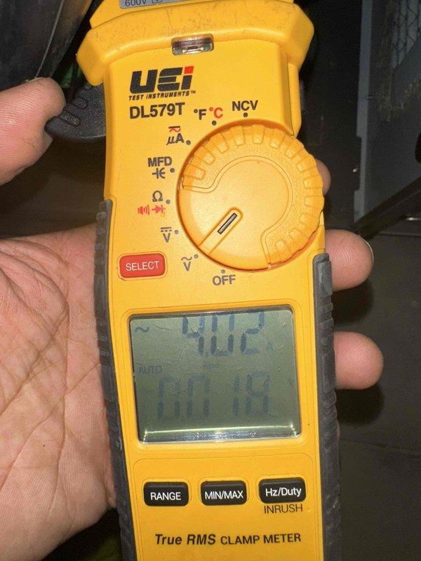 Completed scheduled heating maintenance visit on furnace system. Performed comprehensive diagnostic testing using digital multimeter to verify electrical performance, measuring voltage and amperage readings to ensure proper operation of heating components. All system parameters tested within normal operating ranges, confirming furnace is functioning correctly for the upcoming heating season.