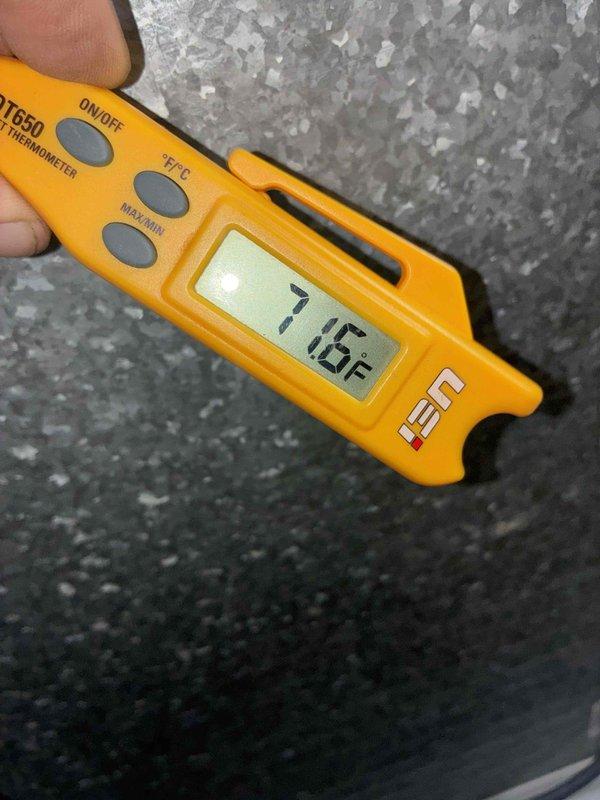Completed warranty compressor replacement on HVAC system along with capacitor and contactor installation. Added hard start kit to improve compressor performance and verified proper system operation with temperature differential readings showing 71.2°F, confirming adequate cooling capacity and successful repair completion.