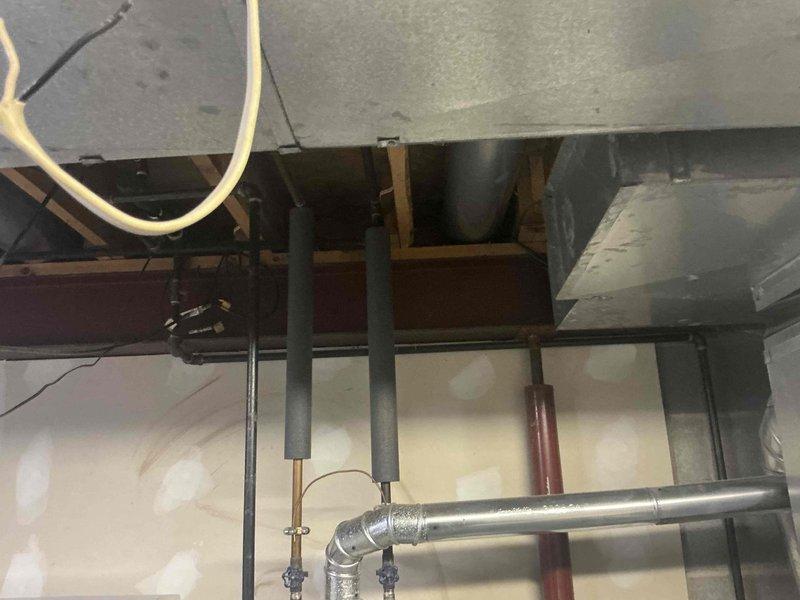 Completed estimate for replacement of 32-year-old heating-only furnace located in basement and installation of new central air conditioning system where none currently exists. Assessed existing infrastructure including ductwork, electrical service, and exterior placement options for condensing unit, documenting current conditions and equipment access points to provide comprehensive replacement proposal. Completed estimate for replacement of 32-year-old heating-only furnace located in basement and installation of new central air conditioning system where none currently exists. Assessed existing infrastructure including ductwork, electrical service, and exterior placement options for condensing unit, documenting current conditions and equipment access points to provide comprehensive replacement proposal.