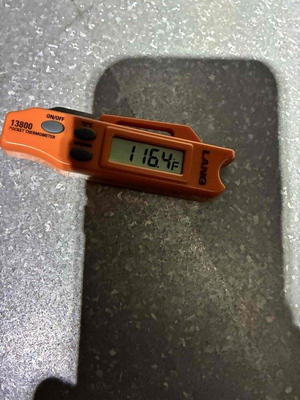 Completed scheduled heating maintenance on furnace system as part of ongoing preventative maintenance program. Performed comprehensive inspection of furnace components including blower motor assembly, electrical connections, and supply ductwork. Verified proper motor operation and inspected wiring harnesses and connector blocks for secure connections and signs of wear. Measured supply air temperature at ductwork, recording 116.4°F, confirming adequate heat output and proper furnace operation. All system components found to be functioning within normal parameters with no issues identified requiring immediate attention.