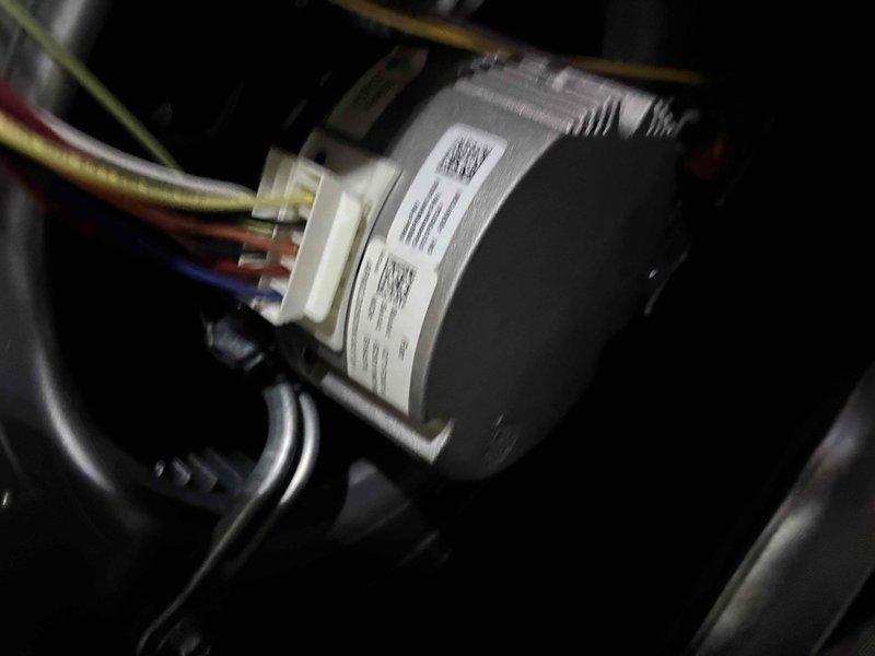 Completed scheduled heating maintenance on furnace system as part of ongoing preventative maintenance program. Performed comprehensive inspection of furnace components including blower motor assembly, electrical connections, and supply ductwork. Verified proper motor operation and inspected wiring harnesses and connector blocks for secure connections and signs of wear. Measured supply air temperature at ductwork, recording 116.4°F, confirming adequate heat output and proper furnace operation. All system components found to be functioning within normal parameters with no issues identified requiring immediate attention.