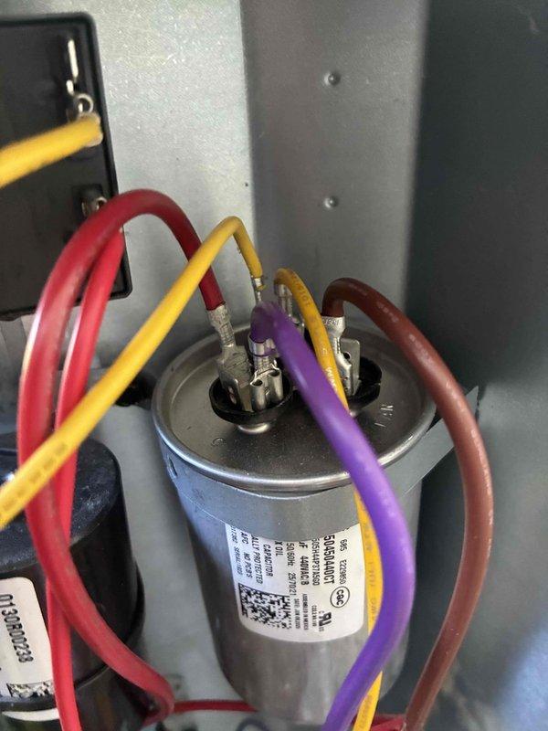 Completed comprehensive maintenance on eight heating and cooling systems. Inspection included electrical components, capacitors, and internal mechanical systems, with all units found to be operating within normal parameters. Documented equipment condition through detailed photography for service records.