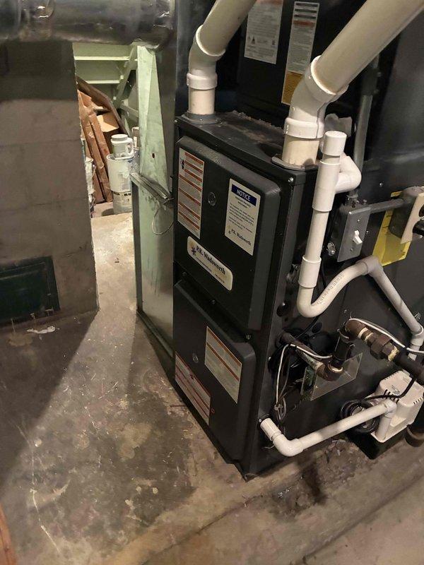 Completed comprehensive heating system maintenance on residential furnace and associated HVAC equipment. Performed thorough inspection of furnace unit, blower motors, electrical connections, and condensate drainage system. All components found to be operating within normal parameters with no immediate service needs identified.