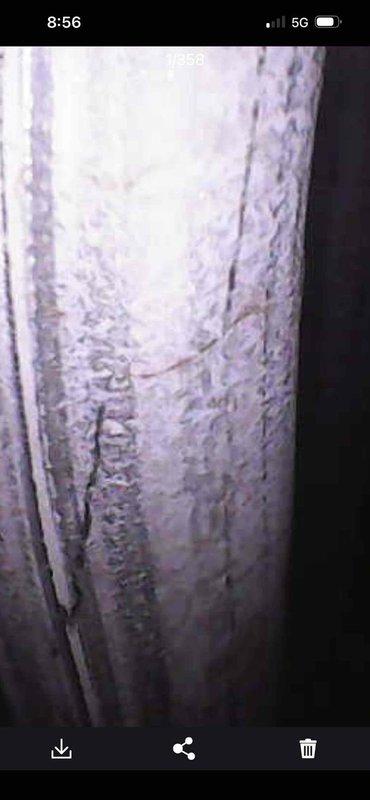 Completed scheduled preventive maintenance on residential furnace system as part of ongoing heating maintenance program. Performed comprehensive inspection of heating equipment, including visual assessment of ductwork and system components. Documented existing conditions showing significant corrosion and deterioration on vertical supply duct requiring future attention, along with general wear on equipment housing and surrounding areas. Completed scheduled preventive maintenance on residential furnace system as part of ongoing heating maintenance program. Performed comprehensive inspection of heating equipment, including visual assessment of ductwork and system components. Documented existing conditions showing significant corrosion and deterioration on vertical supply duct requiring future attention, along with general wear on equipment housing and surrounding areas.