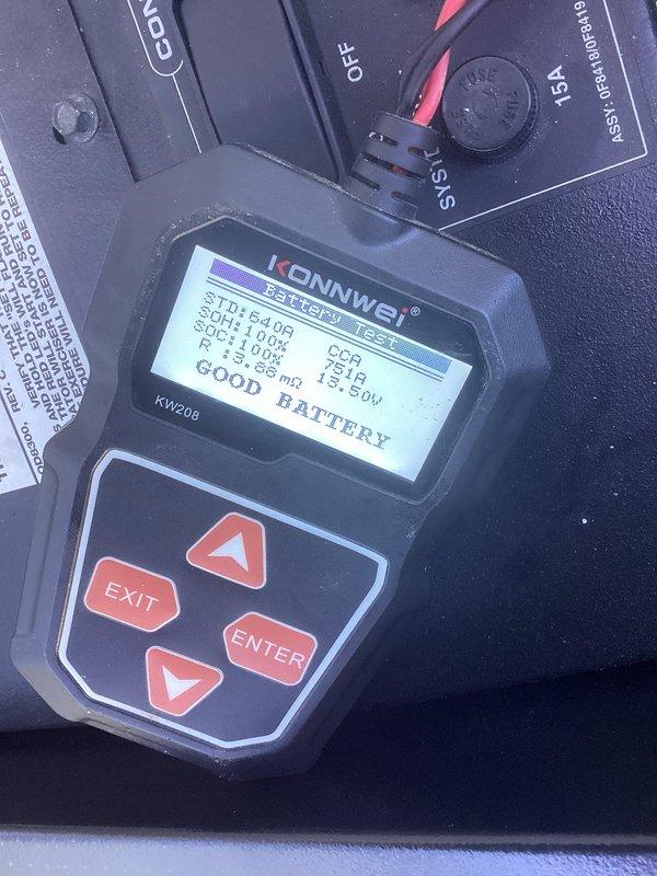 Responded to service call for gas generator requiring repair. Performed comprehensive diagnostic testing of the generator's battery system using professional testing equipment, confirming battery condition and voltage readings within acceptable parameters. Battery load test indicated good operational status with proper CCA values and internal resistance measurements. Documented equipment service history and current maintenance status. Captured diagnostic results and equipment condition for service records. Responded to service call for gas generator requiring repair. Performed comprehensive diagnostic testing of the generator's battery system using professional testing equipment, confirming battery condition and voltage readings within acceptable parameters. Battery load test indicated good operational status with proper CCA values and internal resistance measurements. Documented equipment service history and current maintenance status. Captured diagnostic results and equipment condition for service records.