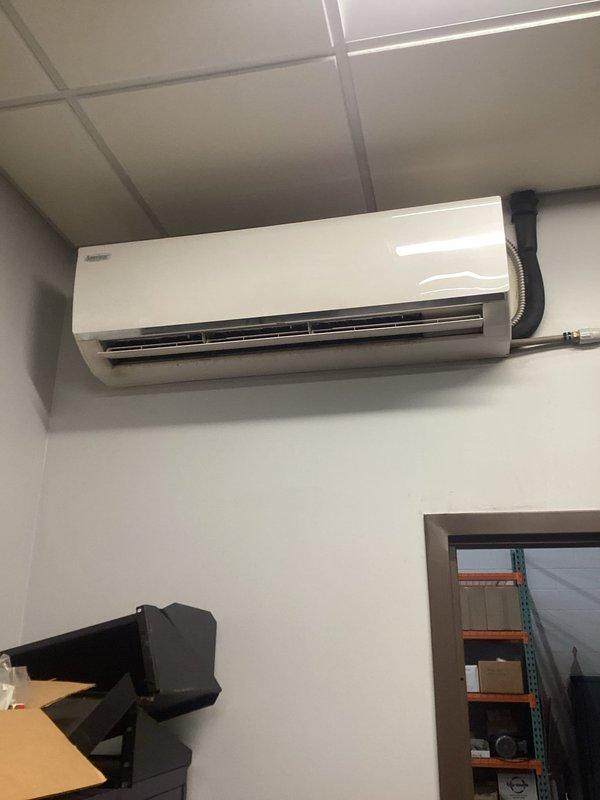 Responded to no cooling call at commercial facility. Upon arrival, found wall-mounted ductless mini-split system not operating. Diagnosed issue, performed necessary repairs to restore cooling function, and verified proper system operation before departure. Responded to no cooling call at commercial facility. Upon arrival, found wall-mounted ductless mini-split system not operating. Diagnosed issue, performed necessary repairs to restore cooling function, and verified proper system operation before departure.