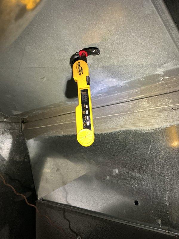 Completed scheduled preventive maintenance on residential cooling system as part of ongoing service plan. Performed comprehensive inspection of HVAC equipment, including temperature differential measurements across the system using calibrated digital thermometer to verify proper cooling performance. Inspected mechanical room plumbing infrastructure and drainage components, confirming drain line accessibility and proper condensate removal pathways to prevent water damage and ensure efficient system operation.