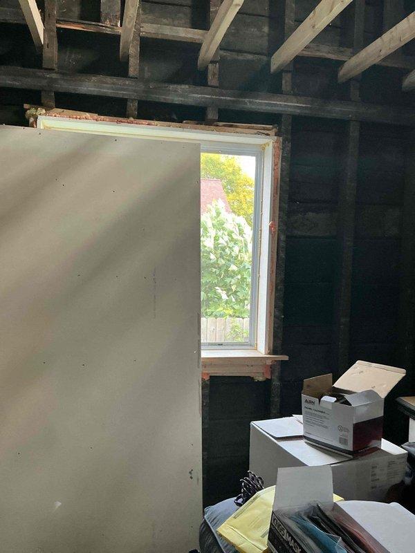 Conducted on-site evaluation for Unico system installation options in residential property undergoing major renovation with existing boiler removed. Assessed interior space with exposed ceiling structure and exterior penetrations to determine optimal HVAC replacement solutions for gutted home. Documented current conditions and discussed available system configurations suitable for the renovation scope. Conducted on-site evaluation for Unico system installation options in residential property undergoing major renovation with existing boiler removed. Assessed interior space with exposed ceiling structure and exterior penetrations to determine optimal HVAC replacement solutions for gutted home. Documented current conditions and discussed available system configurations suitable for the renovation scope.