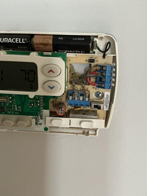 Conducted on-site evaluation for complete furnace and air conditioning system replacement. Assessed existing HVAC equipment, exterior condensate drainage system with PVC piping, and current thermostat control unit to provide comprehensive replacement options and recommendations for upgraded heating and cooling system.