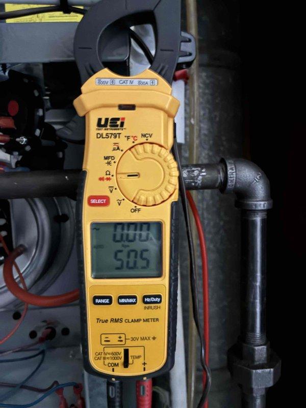 Completed scheduled preventive maintenance on residential furnace system. Inspected internal components, control board, and wiring connections for proper operation. Replaced heavily soiled air filter that showed significant dust accumulation. Performed electrical diagnostics using clamp meter, verifying system voltage and amperage readings within manufacturer specifications at 505 volts. All safety controls, blower assembly, and ignition components tested and found operating normally. Completed scheduled preventive maintenance on residential furnace system. Inspected internal components, control board, and wiring connections for proper operation. Replaced heavily soiled air filter that showed significant dust accumulation. Performed electrical diagnostics using clamp meter, verifying system voltage and amperage readings within manufacturer specifications at 505 volts. All safety controls, blower assembly, and ignition components tested and found operating normally.