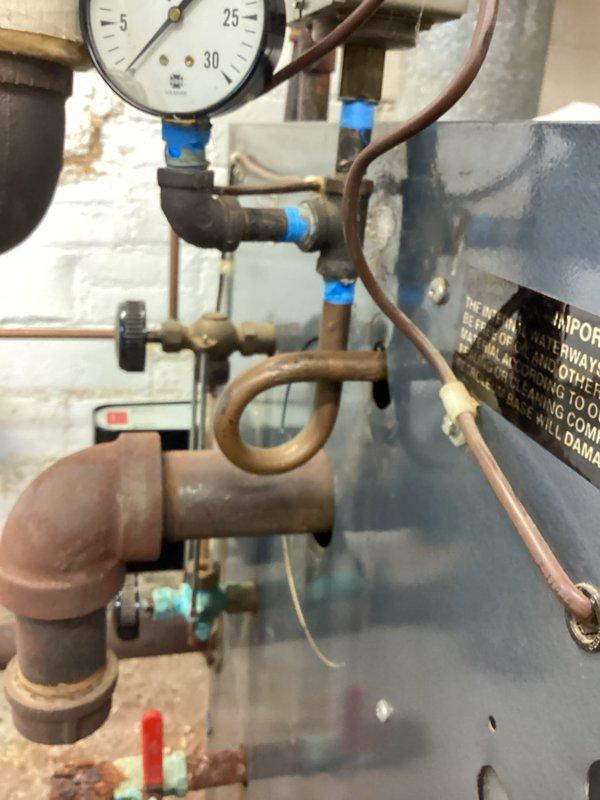 Completed comprehensive pre-season heating system tune-up and inspection on Weil-McLain boiler system. Performed full operational assessment of heating unit, inspected all copper supply and return piping connections for leaks and proper function, verified pressure gauge readings within normal operating range, and examined all compression fittings and valves for integrity. System tested and confirmed operational for the upcoming heating season. Completed comprehensive pre-season heating system tune-up and inspection on Weil-McLain boiler system. Performed full operational assessment of heating unit, inspected all copper supply and return piping connections for leaks and proper function, verified pressure gauge readings within normal operating range, and examined all compression fittings and valves for integrity. System tested and confirmed operational for the upcoming heating season.
