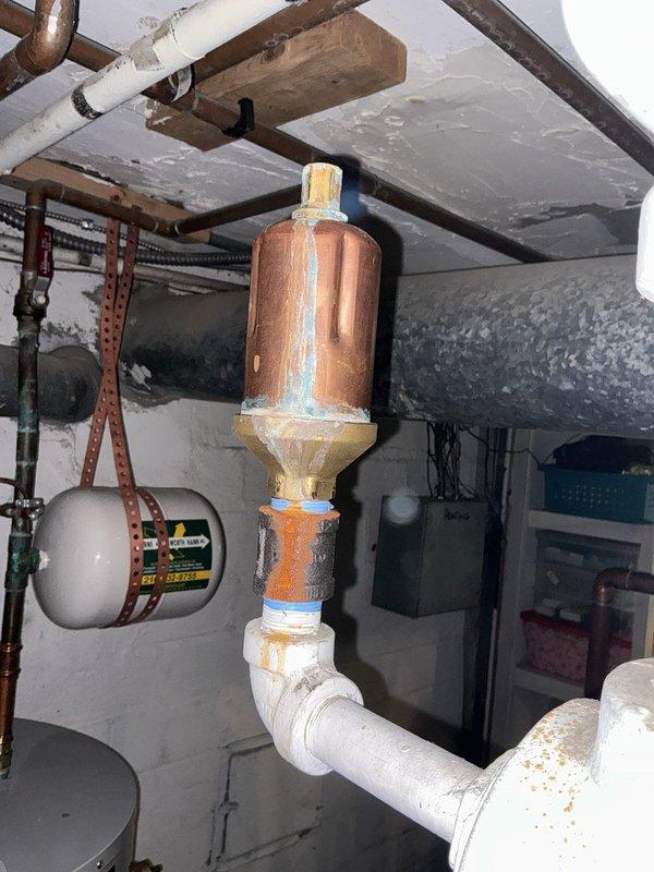 Shaker Heights, OH - Conducted comprehensive evaluation of 35-year-old boiler system to provide repair versus replacement options. Assessed condition of existing hydronic heating components including expansion tank, air separator, and associated piping infrastructure, documenting system wear and age-related deterioration. Presented detailed estimate outlining available options for customer consideration. Shaker Heights, OH - Conducted comprehensive evaluation of 35-year-old boiler system to provide repair versus replacement options. Assessed condition of existing hydronic heating components including expansion tank, air separator, and associated piping infrastructure, documenting system wear and age-related deterioration. Presented detailed estimate outlining available options for customer consideration.