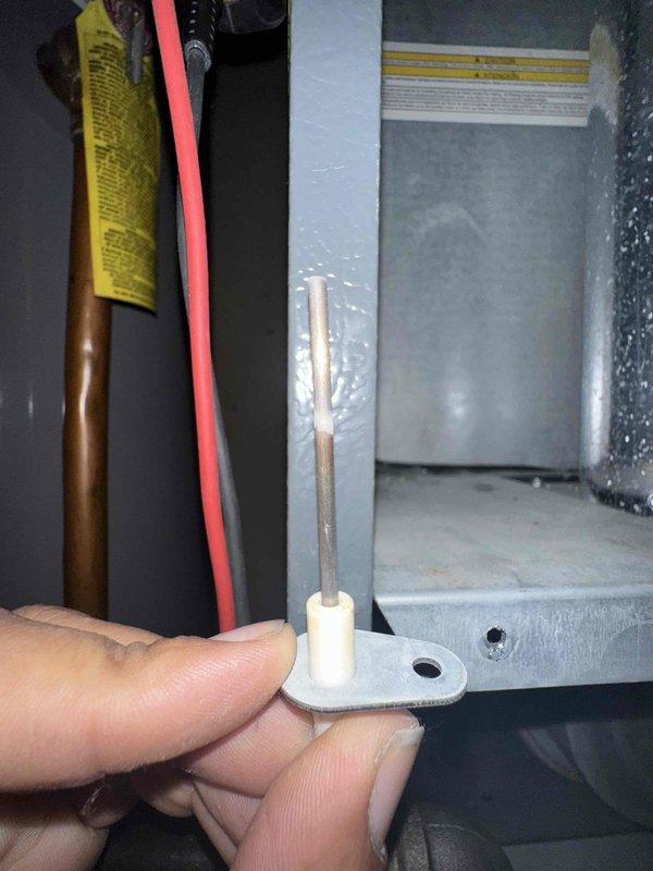 Completed annual tune-up and inspection on a 3-year-old Goodman GC9S800804BN furnace. Performed comprehensive system diagnostics including electrical testing with multimeter, verified proper flame sensor operation and positioning, and inspected all mechanical and electrical components. All measurements were within manufacturer specifications and system is operating safely and efficiently.
