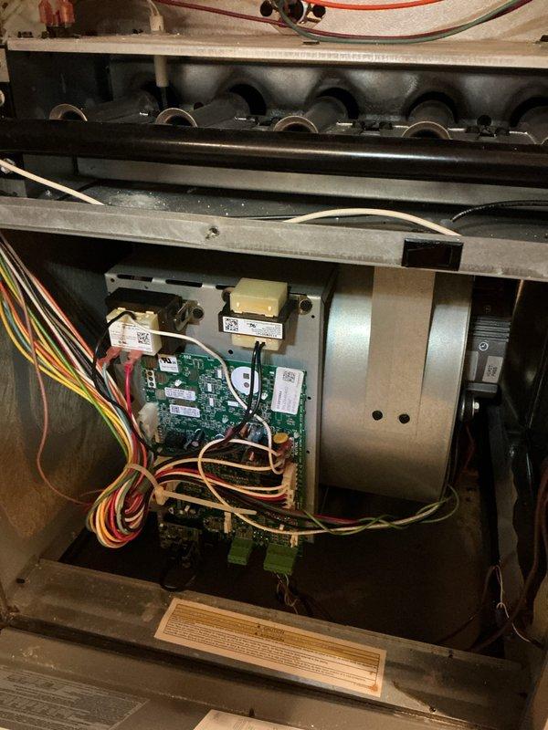 Completed scheduled heating maintenance on two systems including furnace and water heater. Performed comprehensive inspection of furnace blower motor assembly, control board connections, and electrical components; verified proper operation of all mechanical systems and burner assembly. Inspected Bradford White water heater including copper piping connections, draft hood, pressure relief valve, and expansion tank; confirmed all components operating within normal parameters and system functioning safely.