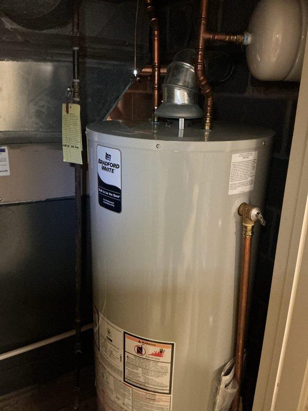 Completed scheduled heating maintenance on two systems including furnace and water heater. Performed comprehensive inspection of furnace blower motor assembly, control board connections, and electrical components; verified proper operation of all mechanical systems and burner assembly. Inspected Bradford White water heater including copper piping connections, draft hood, pressure relief valve, and expansion tank; confirmed all components operating within normal parameters and system functioning safely.