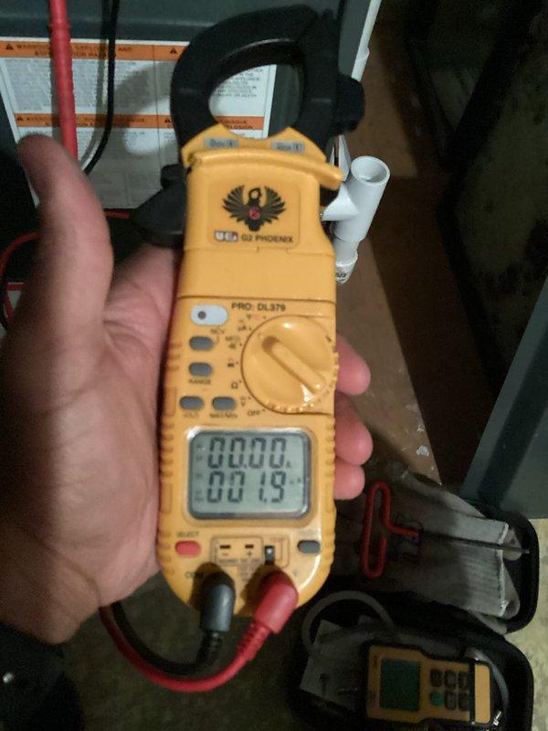 Performed comprehensive heating maintenance on two HVAC systems. Conducted electrical diagnostics using clamp meter to verify proper amperage draw and system performance. Measured and recorded supply air temperature at 357°F to confirm heat exchanger operation and burner efficiency. All systems tested and operating within manufacturer specifications.