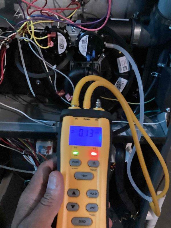 Completed routine fall heating maintenance on 2-year-old Goodman system. Performed comprehensive system diagnostics using digital multimeter to verify electrical components, tested capacitors, and inspected all wiring connections. Checked float switch operation and confirmed proper functionality of safety controls. All components operating within manufacturer specifications with no issues identified. Completed routine fall heating maintenance on 2-year-old Goodman system. Performed comprehensive system diagnostics using digital multimeter to verify electrical components, tested capacitors, and inspected all wiring connections. Checked float switch operation and confirmed proper functionality of safety controls. All components operating within manufacturer specifications with no issues identified.