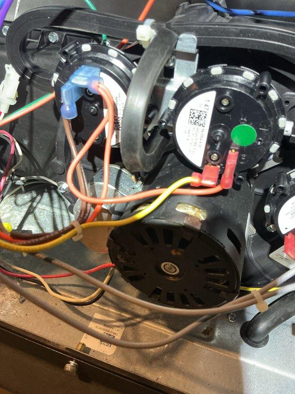 Replaced defective control board, thermostat, and pressure switch on HVAC system to restore proper operation. All components were installed and tested to verify system functionality and safety parameters. Replaced defective control board, thermostat, and pressure switch on HVAC system to restore proper operation. All components were installed and tested to verify system functionality and safety parameters.