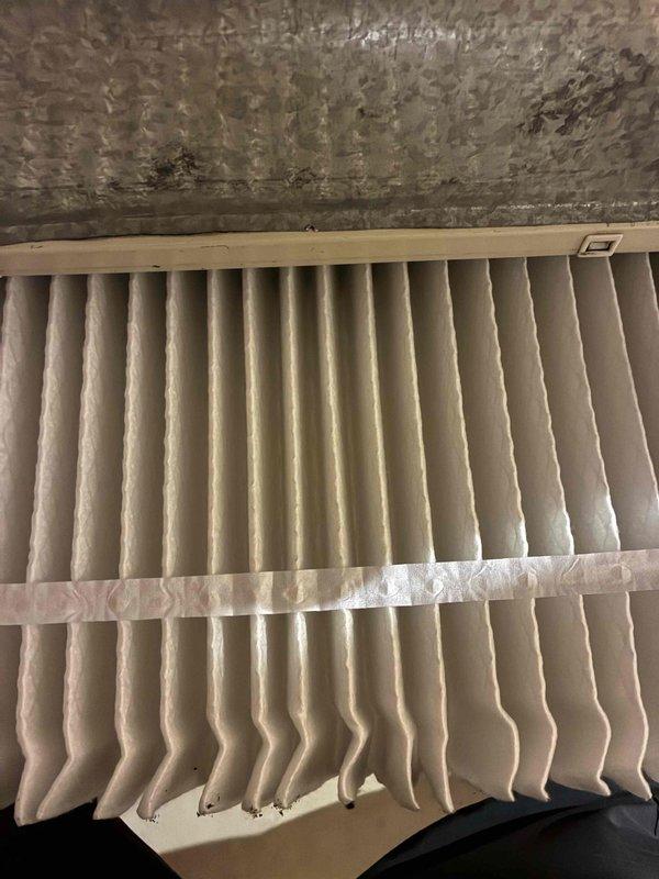 Completed scheduled heating system maintenance on residential furnace unit. Performed comprehensive inspection of all heating components, including blower motor, heat exchanger, and burner assembly. Inspected and documented condition of air filter, which was found to be in acceptable working condition with minimal debris accumulation. Examined return air ductwork and filter housing for proper fit and seal. Verified system operation and confirmed furnace is functioning within normal parameters for continued safe and efficient heating performance throughout the season.