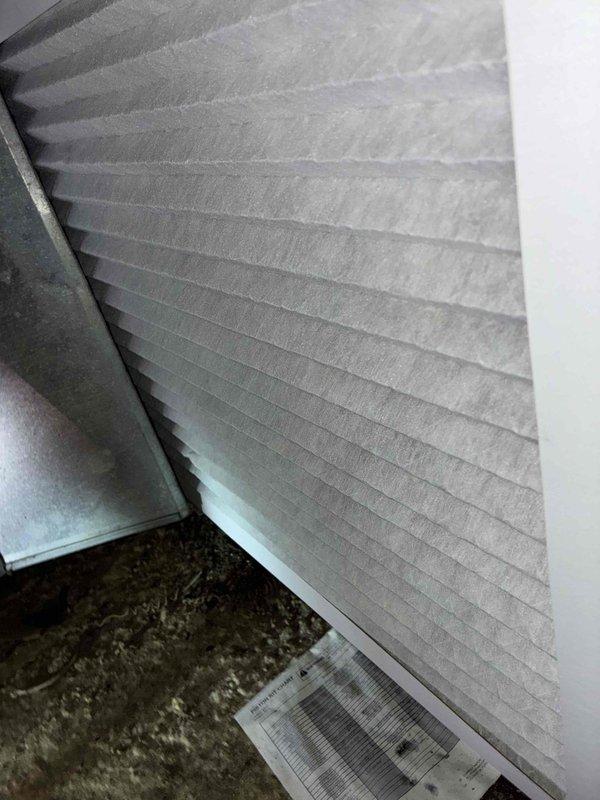 Completed annual heating maintenance on 3-year-old Goodman HVAC system. Performed comprehensive inspection of compressor unit, electrical connections, and refrigerant lines; verified all wiring secured and connections tight; checked copper piping for integrity and refrigerant flow. Inspected and evaluated pleated air filter condition within system housing.