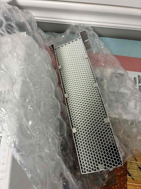 Returned to site to replace failed UV bulb in air scrubber unit. Removed old bulb assembly from HVAC system, installed new replacement bulb with honeycomb mesh reflector component, and verified proper operation of air purification system upon completion. Returned to site to replace failed UV bulb in air scrubber unit. Removed old bulb assembly from HVAC system, installed new replacement bulb with honeycomb mesh reflector component, and verified proper operation of air purification system upon completion.