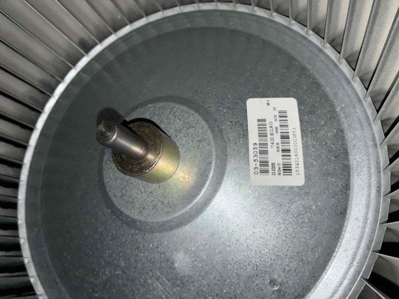 Completed comprehensive heating tune-up on HVAC system, including inspection of blower motor assembly and internal ductwork using diagnostic camera equipment. Motor and fan wheel assembly found in good operating condition with proper shaft alignment, and all system components verified for safe heating season operation.