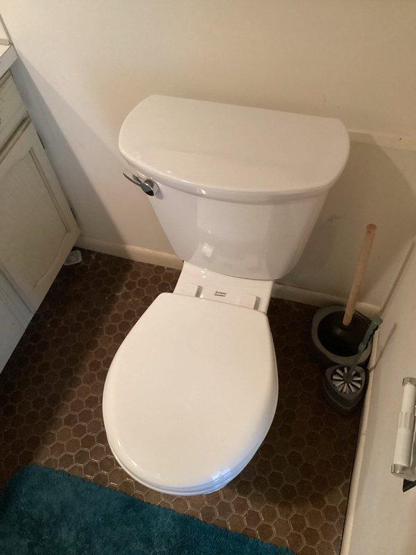 Aurora, OH - Replaced existing two-piece toilet in residential bathroom with new standard residential model featuring chrome flush handle. Removed old fixture, installed new unit ensuring proper seal and water connection, and verified flush operation. Coordinated scheduling to accommodate caregiver presence on-site for access purposes. Aurora, OH - Replaced existing two-piece toilet in residential bathroom with new standard residential model featuring chrome flush handle. Removed old fixture, installed new unit ensuring proper seal and water connection, and verified flush operation. Coordinated scheduling to accommodate caregiver presence on-site for access purposes.