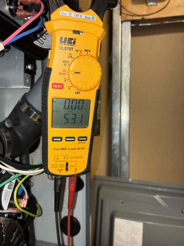 Completed heating tune-up service on HVAC system. Performed electrical diagnostics using clamp meter, recording voltage and amperage readings to verify proper system operation. Inspected blower motor assembly, capacitors, and all electrical connections for optimal performance and safety compliance. Completed heating tune-up service on HVAC system. Performed electrical diagnostics using clamp meter, recording voltage and amperage readings to verify proper system operation. Inspected blower motor assembly, capacitors, and all electrical connections for optimal performance and safety compliance.