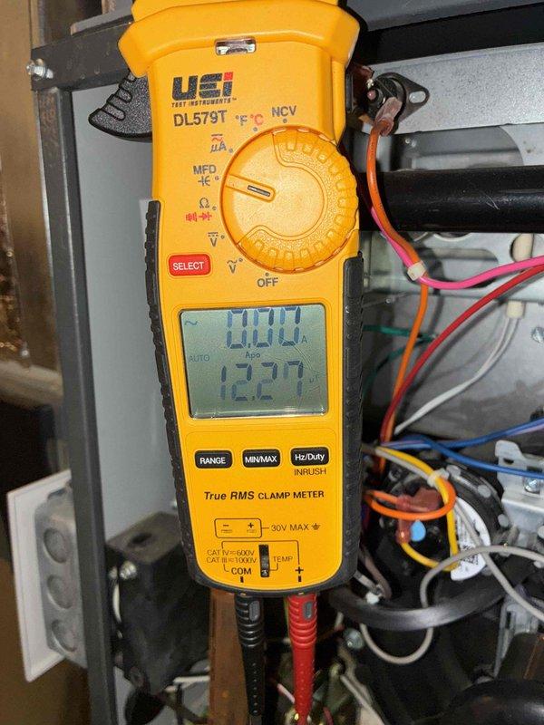 Completed furnace tune-up on residential heating system. Performed comprehensive inspection of unit components including blower assembly, heat exchanger, and condensate drainage system. Verified proper operation of control board and electrical connections. Tested amperage draw on blower motor, confirming readings within manufacturer specifications at 122.7 amps. Inspected condensate trap and drain line for proper installation and flow. All safety controls and limit switches tested and functioning correctly. System operating efficiently with no issues identified. Completed furnace tune-up on residential heating system. Performed comprehensive inspection of unit components including blower assembly, heat exchanger, and condensate drainage system. Verified proper operation of control board and electrical connections. Tested amperage draw on blower motor, confirming readings within manufacturer specifications at 122.7 amps. Inspected condensate trap and drain line for proper installation and flow. All safety controls and limit switches tested and functioning correctly. System operating efficiently with no issues identified.