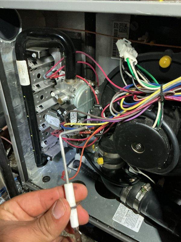 Completed scheduled heating maintenance on residential furnace system as part of ongoing preventive maintenance program. Performed comprehensive inspection of blower motor assembly, electrical connections, and gas valve control module. Tested and verified proper operation of capacitor, examined all wire connections for security and proper voltage, and inspected blower motor housing for wear. Confirmed all mounting brackets secure, hose clamps tight on ductwork connections, and system components functioning within manufacturer specifications. Unit operating efficiently with no deficiencies noted. Completed scheduled heating maintenance on residential furnace system as part of ongoing preventive maintenance program. Performed comprehensive inspection of blower motor assembly, electrical connections, and gas valve control module. Tested and verified proper operation of capacitor, examined all wire connections for security and proper voltage, and inspected blower motor housing for wear. Confirmed all mounting brackets secure, hose clamps tight on ductwork connections, and system components functioning within manufacturer specifications. Unit operating efficiently with no deficiencies noted.